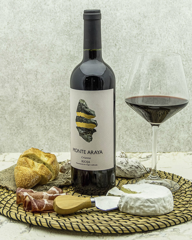 Вино Bodegas Del Medievo Монте Арайя Крианца Красное 2016 г.у. 13,5% 0,75 л, Испания