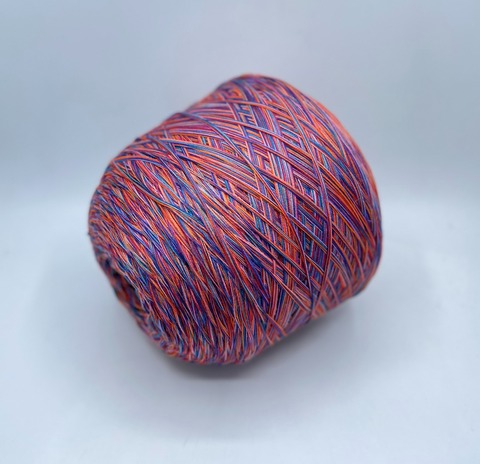 (Авторская смотка) Fullonica SNC для Missoni (пр.Италия),art-FNW0014, 273м(смотка в 11нитей)/100гр. 100% меринос , цвет-Арлекино, арт-33199
