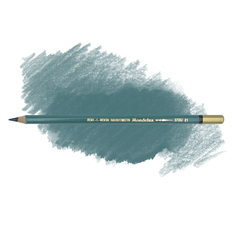 Карандаш художественный акварельный KOH-I-NOOR МОНДЕЛУС 3720, цвет 21 сине-зеленый