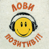 Банная шапка Лови позитив! - 3