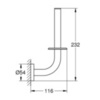 GROHE Essentials 40385GL1 Держатель запасного рулона туалетной бумаги