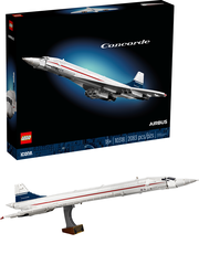 Конструктор Лего Айконс Конкорд 10318 | LEGO Icons Concorde коллекционная модель сверхзвукового самолёта 2083 детали 18+