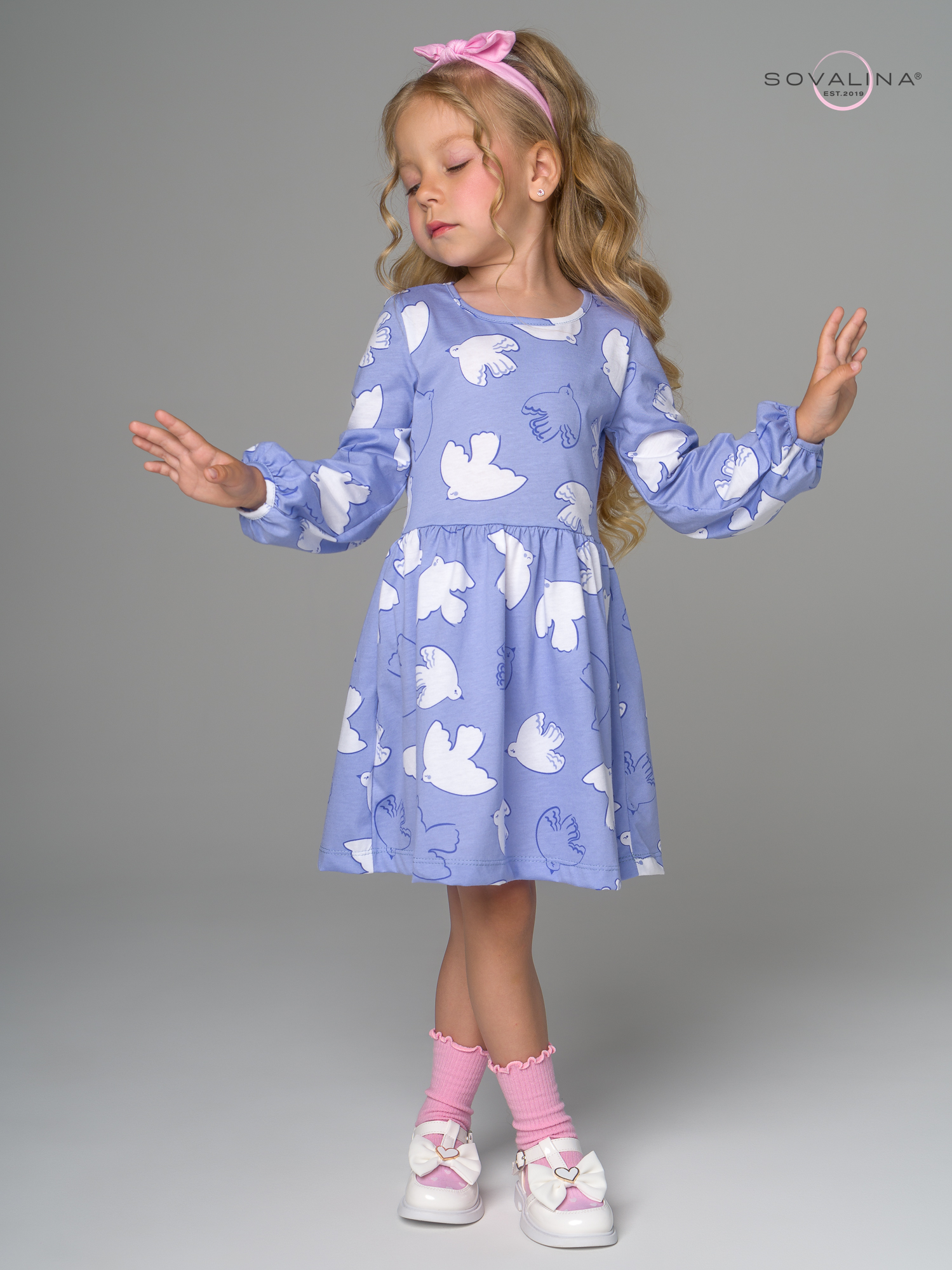 Платье Моана небесная голубка