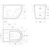 BelBagno BB2141CB-TOR/SC Унитаз приставной безободковый с сиденьем дюропласт soft close