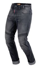 EF56 Мотоджинсы SNAKE Cordura Denim стрейч, Чёрные