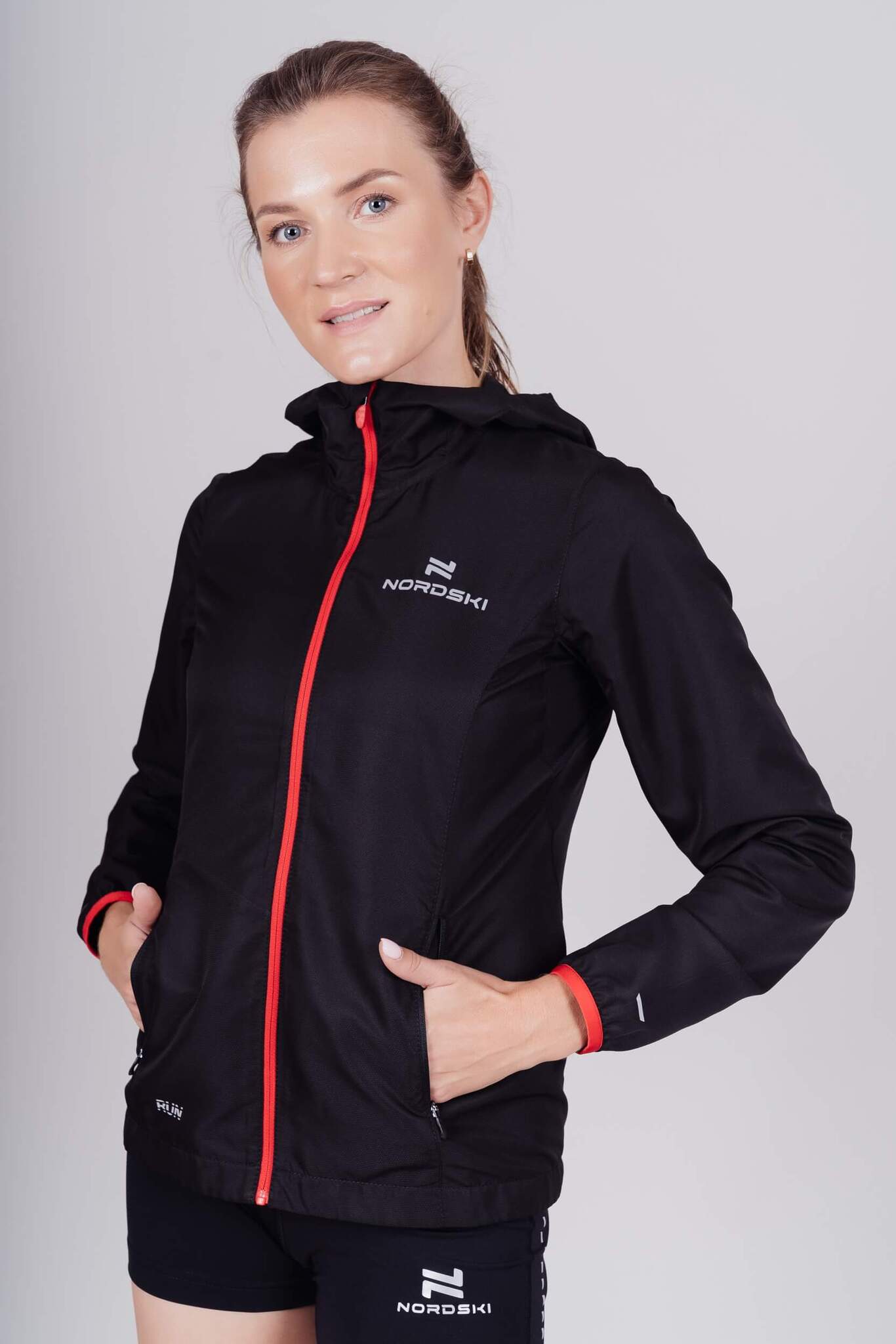 Женская куртка для бега Nordski Run black - 3