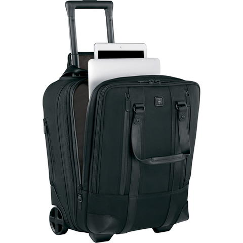 Чемодан-мобильный офис Victorinox Lexicon ProfesSional Century Vertical 15,6'', черный, 34x23x44 см,