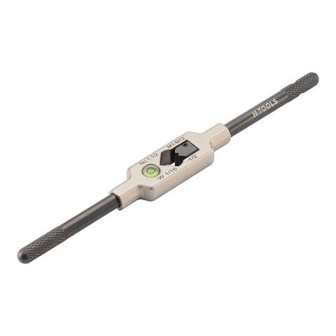 Вороток для метчиков №1,1/2 M1-M12(2,1-8мм) 175мм DIN1814 (INOX, с уровнем) H-Tools 08802040