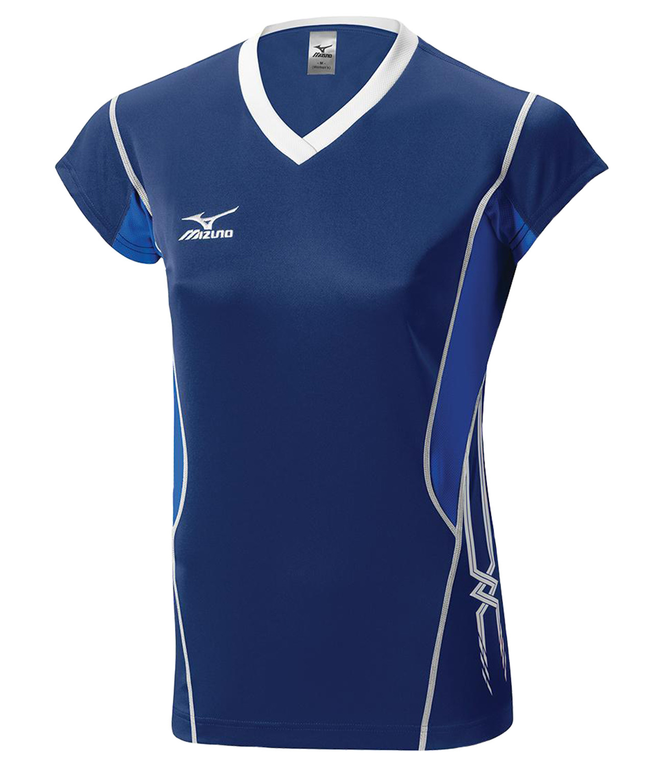 Волейбольная футболка Mizuno Premium CapSleeve т.синяя