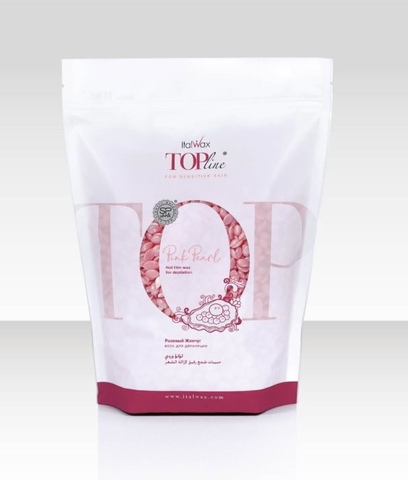 Воск горячий ITALWAX Top Formula Pink Pearl (розовый жемчуг) гранулы 750гр