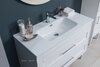 Aquanet 345364 Тумба с раковиной Бостон new 60 (Flat) цв.белый сатин (345364)