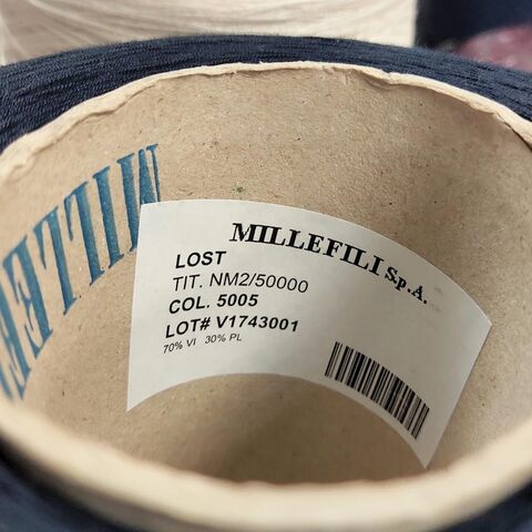 Вискоза стрейч MILLEFILI LOST 2/50 темно-синий