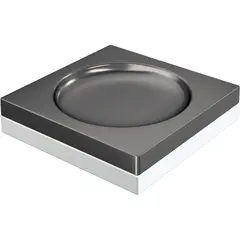 Boheme 10960-GM Мыльница квадратная Qubic Gun Metal фото
