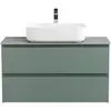 BelBagno KRAFT-800-2C-SO-VO База под раковину подвесная с фрезерованными ручками по всей длине фасада с двумя выкатн. ящ., Еловый Мат., 800x455x500