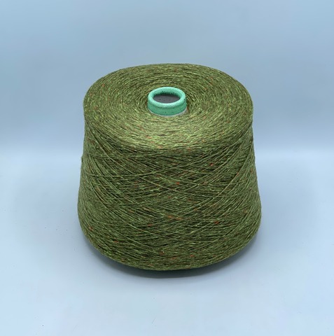 Filcom, Tibet tweed 2/11 550м. 50%Як, 50%Шелк, Травяной,твид(342), 42086