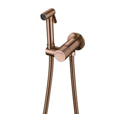 Boheme Uno 467-PR-BRB Смеситель гигиенический с защитой от протечек Brushed Bronze фото