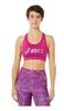 Asics Sakura Logo Bra топ для бега женский розовый - 1