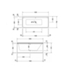 Duravit P3 Comforts 700372000000000 Ванна акриловая прямоугольная 1600х700 мм, встраиваемая(без панелей), с наклоном для спины справа, цвет белый