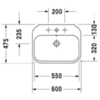 Duravit Happy D.2 2316600030 Раковина