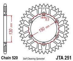 Звезда ведомая алюминиевая JTA251 48BLU
