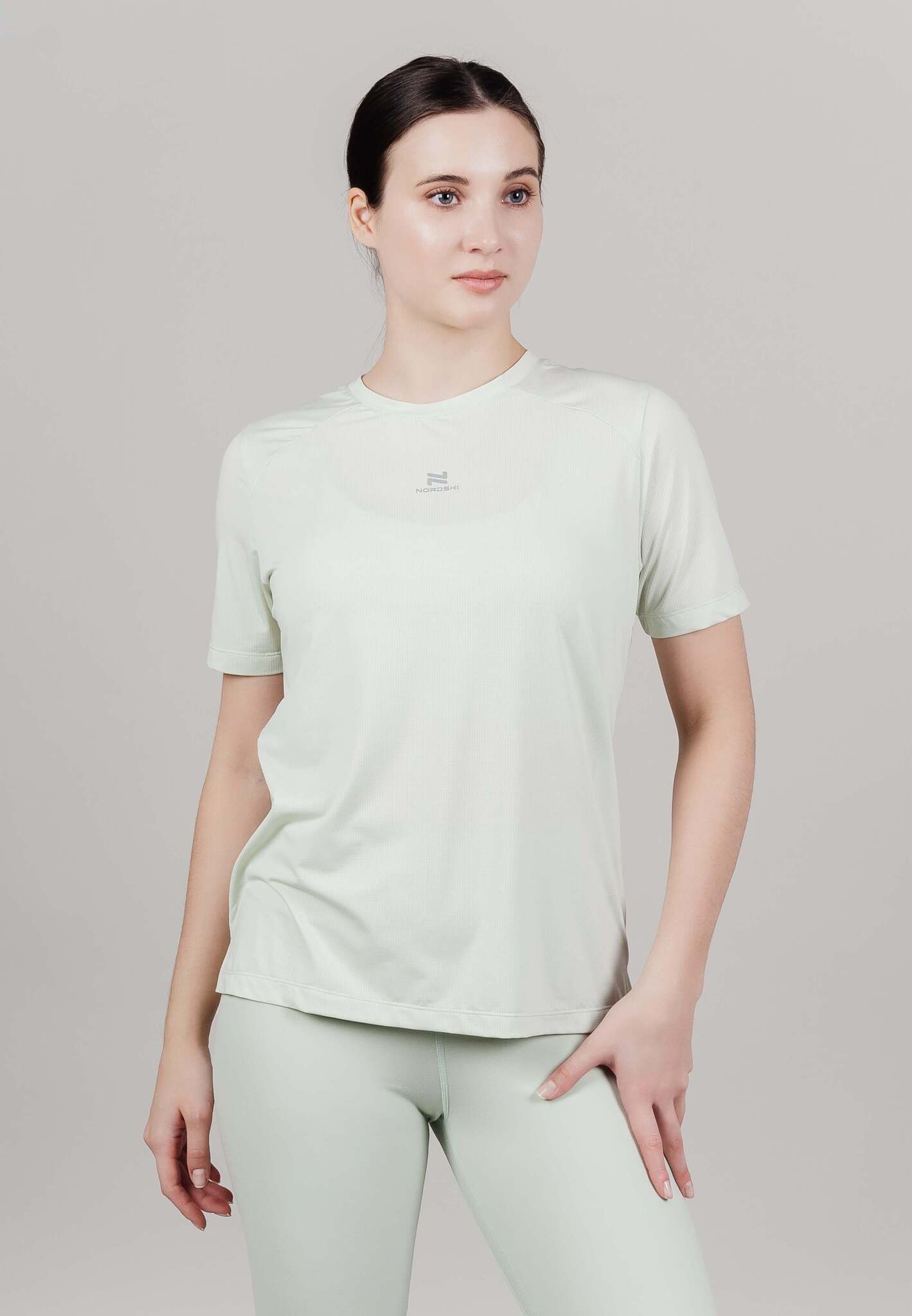 Женская тренировочная футболка Nordski Light smoky green