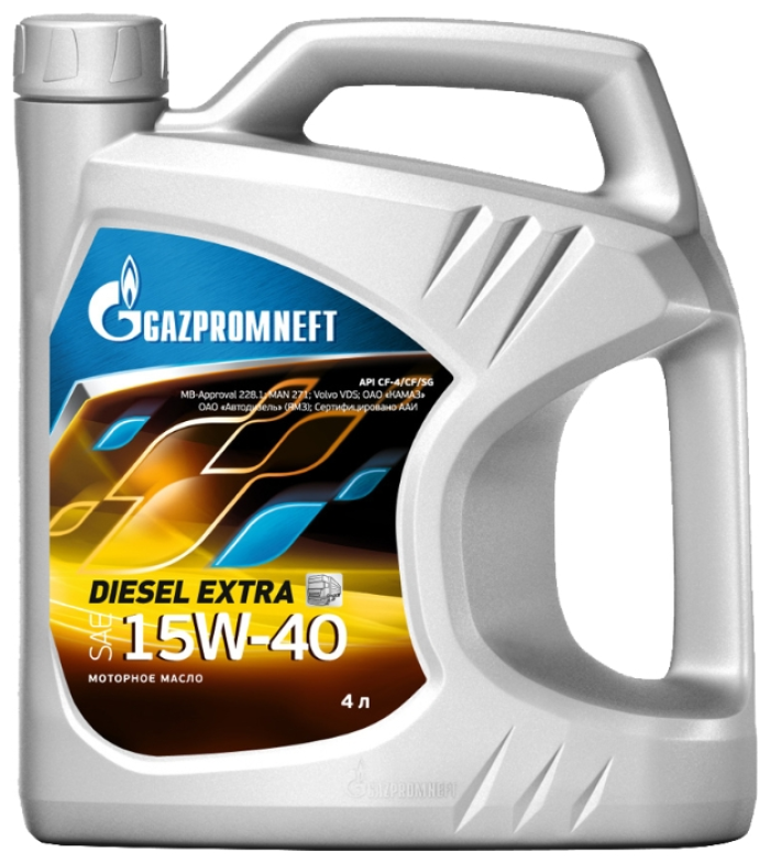 Моторное масло Gazpromneft Diesel Extra 15W40 минеральное 5л