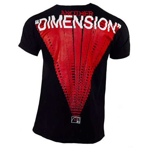 The Saints Sinphony | Футболка мужская ANOTHER DIMENSION BLACK RED TS3365 спина