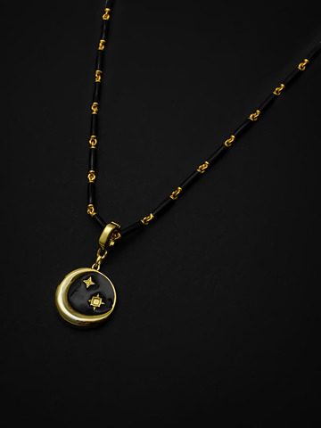 Подвеска Медия, серебро 925, позолота 18k 6