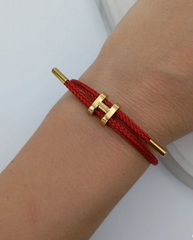 5954 - Браслет шнурок HERMES , затяжка