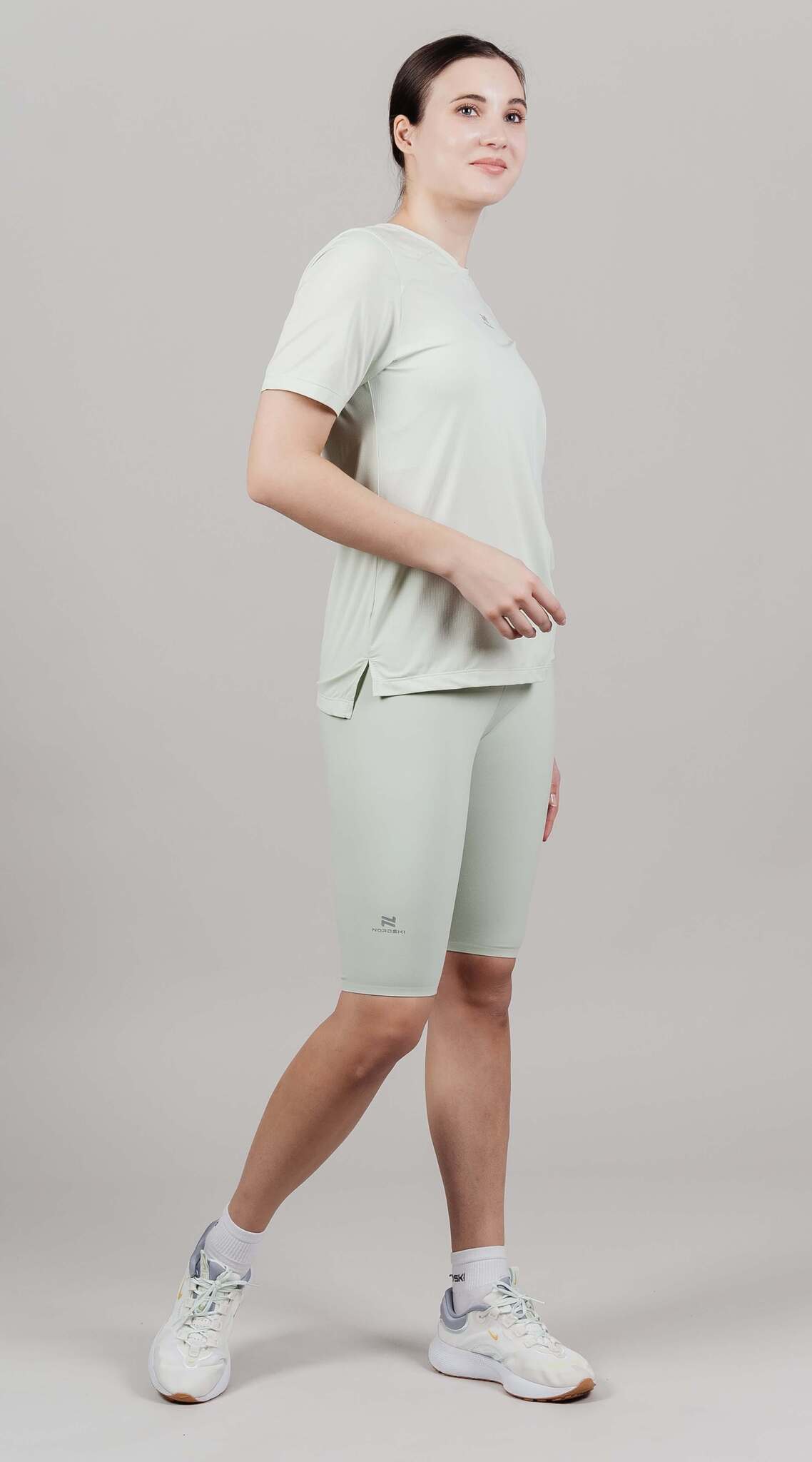 Женская тренировочная футболка Nordski Light smoky green - 5