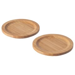 Набор подставок под чашку IKEA FORSEGLA, Бамбук, 9 см, 2 шт