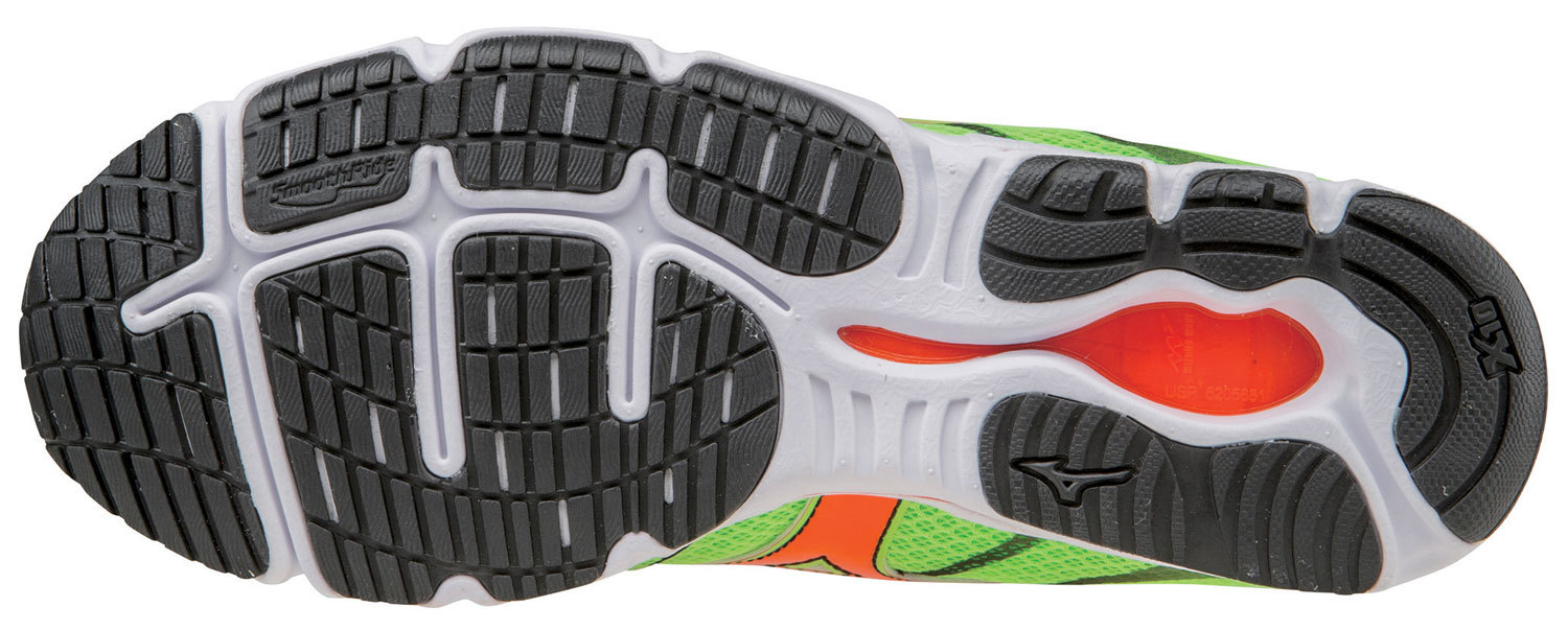 Беговые кроссовки мужские Mizuno Wave Hitogami 3 зеленые - 2