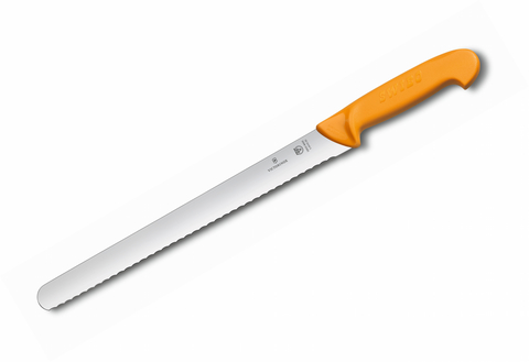 Нож кухонный Victorinox SWIBO® для нарезки, 30 cm, Yellow  (5.8443.30)