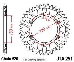 Звезда ведомая алюминиевая JTA251 48BLU