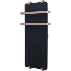 Allen Brau Infinity 325632 Полотенцесушитель электрический с рейлингом и креплением, цвет: чёрный, медь фото