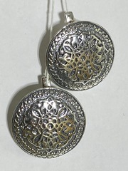Орнамент (серьги из серебра)