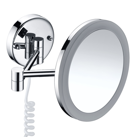 WasserKRAFT K-1004 Косметическое зеркало с LED-подсветкой, цвет: хром