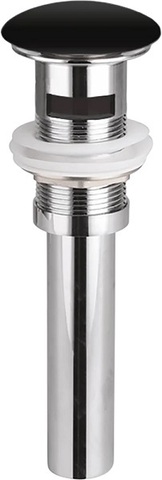 Ceramica Nova CN2000MBX Донный клапан, с переливом, цвет: чёрный
