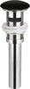 Ceramica Nova CN2000MBX Донный клапан, с переливом, цвет: чёрный