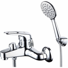 Lemark LM4134C Смеситель для ванны с коротким изливом, поворотный переключатель, латунь/хром фото