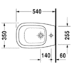 Duravit D-Code 22381000002 Биде напольное