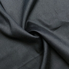 Штапель-шелк однотонный ш140см 97%rayon 3%спандекс, цвет черный