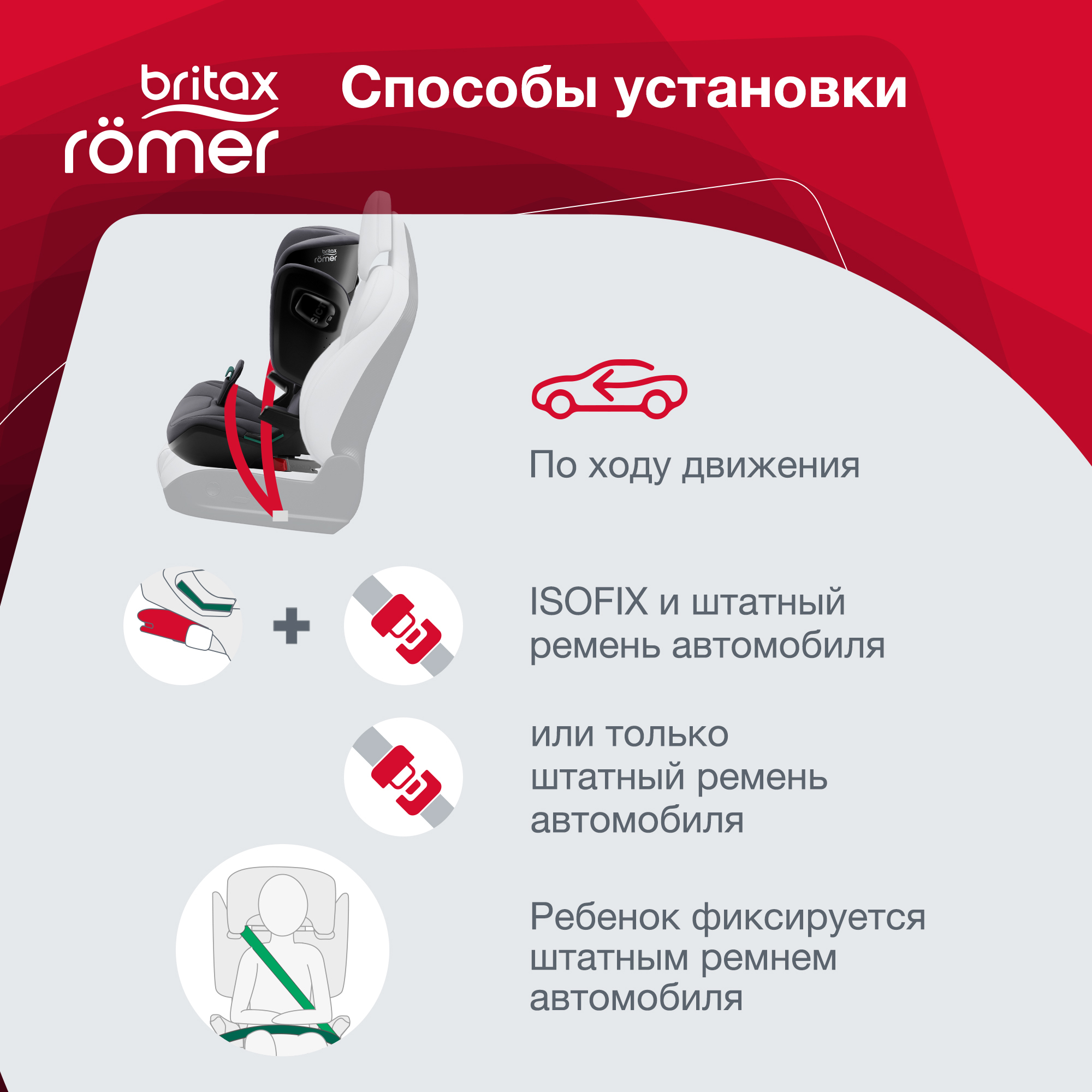 Britax Roemer Kidfix I-size, Storm Grey