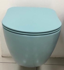 Creavit Free FE322-00NY00E-0000 Унитаз подвесной безободковый с биде, цвет: зелёный фото