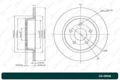 Диск тормозной G-brake  GR-01958