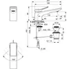 Ideal Standard Conca BC753AA Однорукоятковый смеситель для раковины с донным клапаном