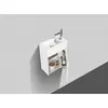BelBagno PIETRA MINI-460-1A-SO-BL-R База под раковину подвесная с одной дверкой Bianco Lucido
