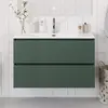 BelBagno UNO-1200-2C-SO-VO База под раковину подвесная с фрезерованными ручками по всей длине фасада с двумя выкатн. ящ., Еловый Матовый, 1200x455x608