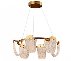 08065-60,36 Люстра Иста латунь d60 h150 Led 6*5W (3000K). ТМ Kink Light