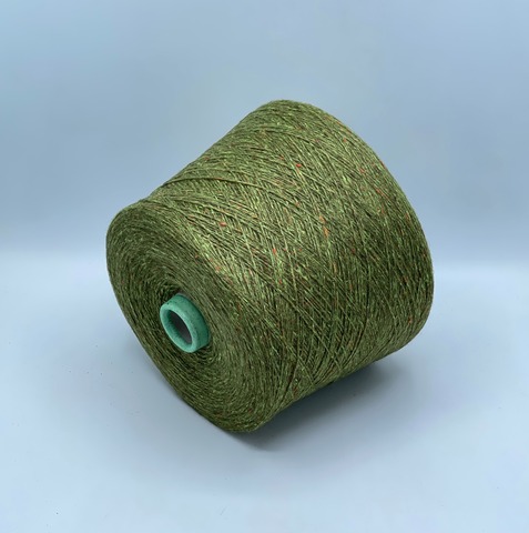 Filcom, Tibet tweed 2/11 550м. 50%Як, 50%Шелк, Травяной,твид(342), 42086
